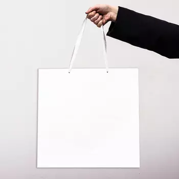 Пакет под торт 40х40х40cm Белый, 1шт