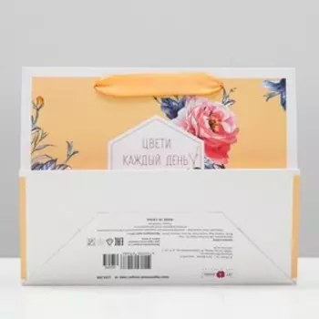 Пакет подарочный "Цети каждый день", 23 х 17,8 х 9,8 см