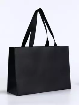 Пакет подарочный «чёрный», 282010 см