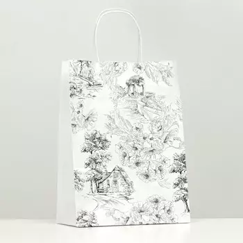 Пакет подарочный «Цветочный сад», 24 х 10,5 х 32 см