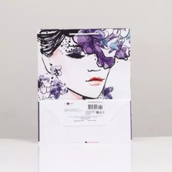 Пакет подарочный "Дамы с 8 Марта", 26 х 32 х 12 см