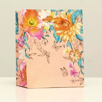 Пакет подарочный "Флирт", 11,5 х 14,5 х 6,5 см