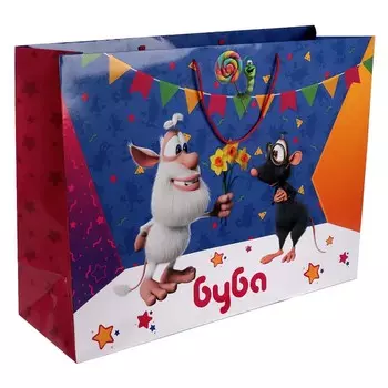 Пакет подарочный глянцевый «Буба», 45 60 20 см