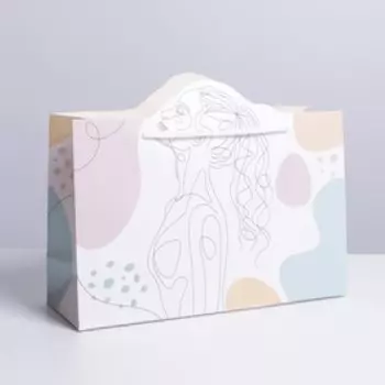 Пакет подарочный, упаковка, «8 марта», 30 х 23 х 10 см