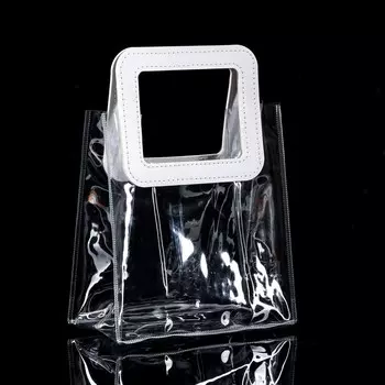 Пакет подарочный из ПВХ Белый 201810 см