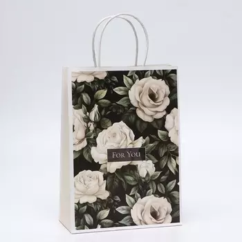 Пакет подарочный крафтовый For you 18825 см, 120 г/м