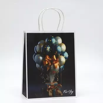 Пакет подарочный крафтовый «Подарок» 272211 см, 120 г/м