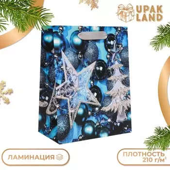 Пакет подарочный, ламинированный, «Звезда»,182310 см