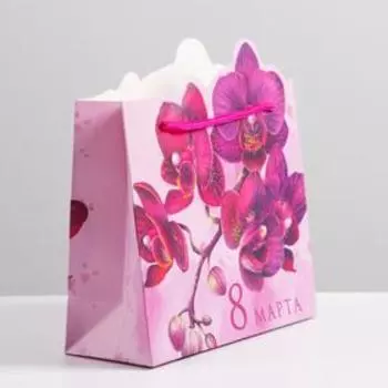 Пакет подарочный «Люби», 25 26 10 см