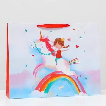 Пакет подарочный "Маленькая принцесса", 50 х 40 х 15 см