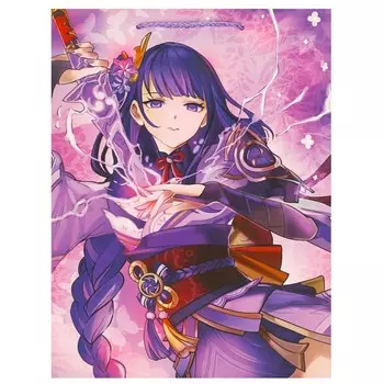 Пакет подарочный матовый M-L, 22 31 10 см