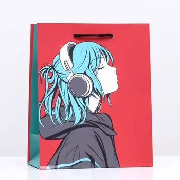 Пакет подарочный "Меломан" 18 х 22,3 х 10 см