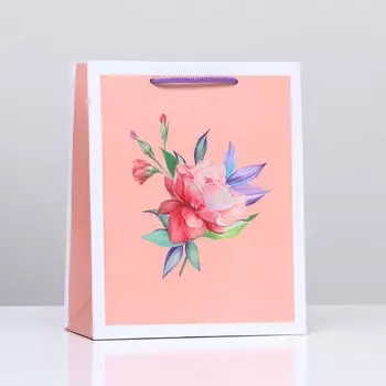 Пакет подарочный "Нежность внутри", 18 х 22,3 х 10 см