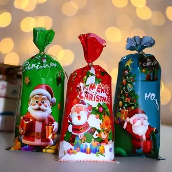 Пакет подарочный новогодний, для сладких подарков "Новогодний МИКС №2" 1327 см