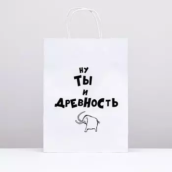 Пакет подарочный «Ну ты и древность», 241032 см 1 шт.