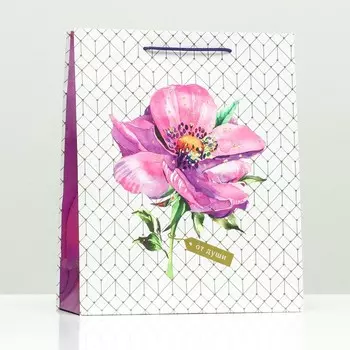 Пакет подарочный "От души", 26 х 32 х 12 см