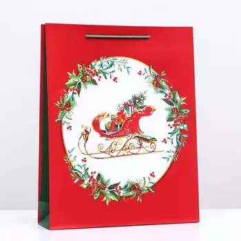 Пакет подарочный "Подарочек", 33 х 42,5 х 10 см