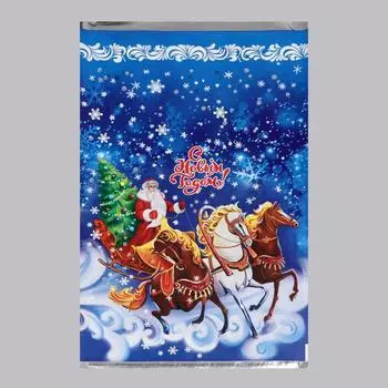 Пакет подарочный новогодний «Позёмка», для сладких подарков, 2540 см