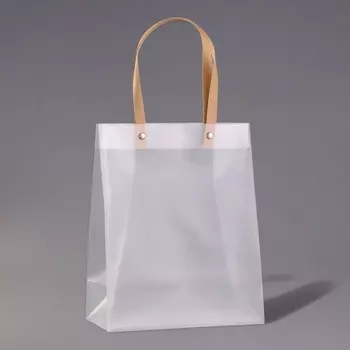 Пакет подарочный PP, прозрачный, матовый, 181325 см