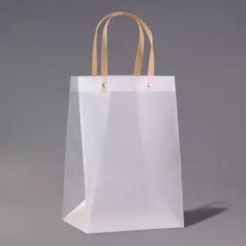 Пакет подарочный PP, прозрачный, матовый, 201630 см