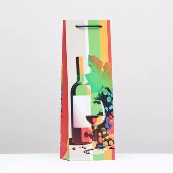 Пакет подарочный "Праздник" 12 х 36 х 8,5 см