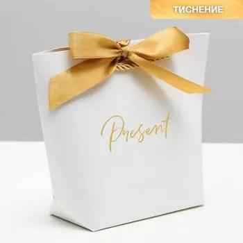 Пакет подарочный, упаковка, Present, 14 х 17 х 7 см