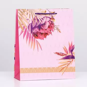 Пакет подарочный "Притяжение", 26 х 32 х 12 см