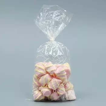 Пакет пропиленовый «With love», 14 х 29 см