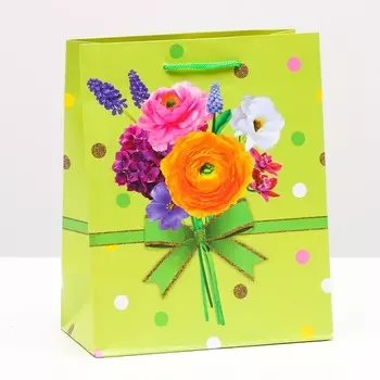 Пакет подарочный «Радости весны», 18 х 22,3 х 10 см