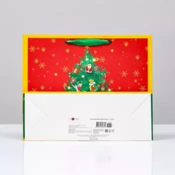 Пакет подарочный "Рождество" , 32 х 26 х 12 см