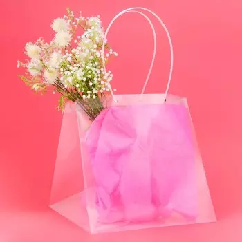 Пакет подарочный с квадратным дном ПП, 393939 см