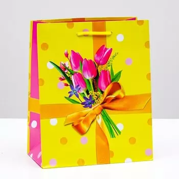 Пакет подарочный "С любовью" 18 х 22,3 х 10 см