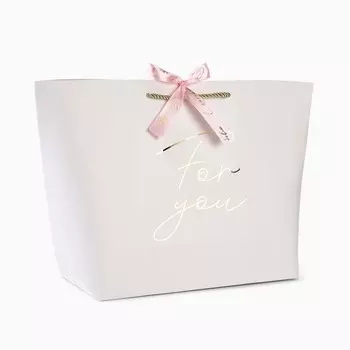 Пакет подарочный «С любовью», 30 х 27.5 х 12 см