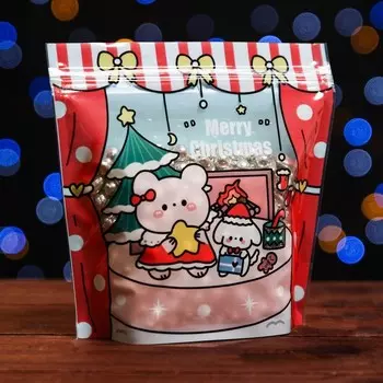 Пакет подарочный, с zip-lock застежкой 13.5 х 13.5 см