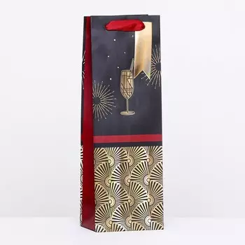 Пакет подарочный "Салют волшебный" 12 х 36 х 8,5 см