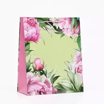 Пакет подарочный "Самой прекрасной", 26 х 32 х 12 см