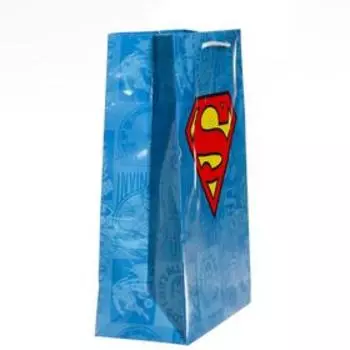 Пакет подарочный Superman, 220х310х100 мм