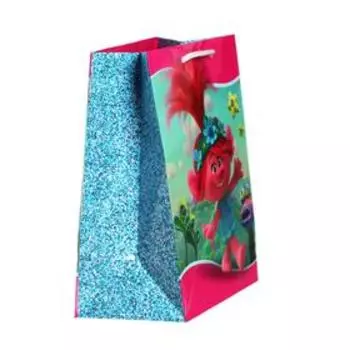 Пакет подарочный «Тролли», 180х223х100 мм