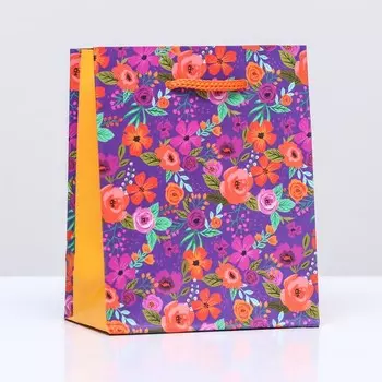 Пакет подарочный "Удивительный", 11,5 х 14,5 х 6,5 см