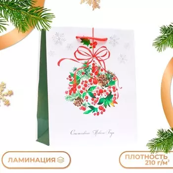 Пакет подарочный «Ягоды», 1822.310 см