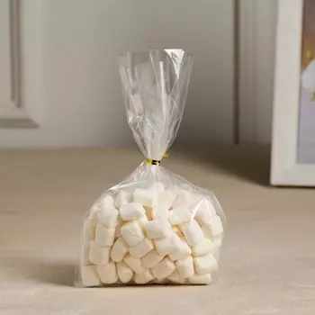 Пакет БОПП фасовочный, с боковой складкой, прозрачный, 9 х 19 х 3 см