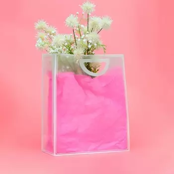 Пакет ПП с вырубной ручкой, прозрачный, 363013 см, белый