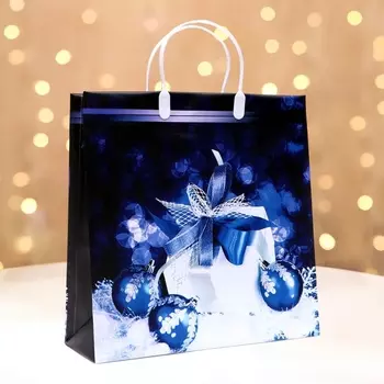 Пакет новогодний «Праздник», мягкий пластик, 3030 120 мкм