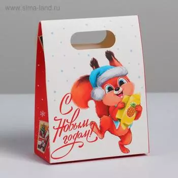 Пакет с клапаном «Веселья!», 12 х16 х 6 см.