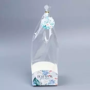 Пакет подарочный с коробкой, упаковка, «Нежность», 12 х 12 х 40 см