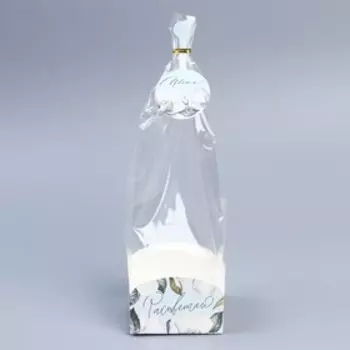 Пакет с коробкой «Расцветай», 9 × 9 × 35 см