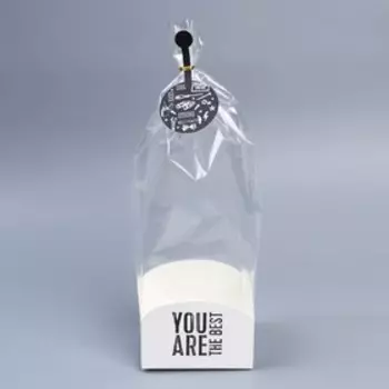 Пакет подарочный с коробкой, упаковка, «You are best», 12 х 12 х 40 см
