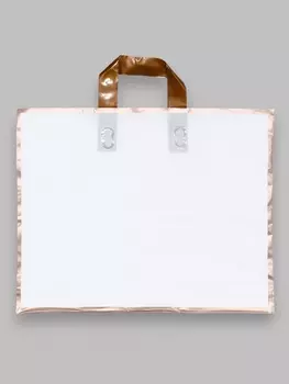 Пакет с петлевой ручкой белый 40318 см 80 мкм