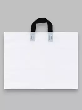 Пакет с петлевой ручкой белый 45358 см 80 мкм