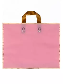 Пакет с петлевой ручкой розовый 40318 см 80 мкм